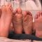 GINARY THREE LOVELY PAIRS OF FEET JUST FOR YOU LEAK