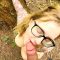 JessieHH – Outdoor public creampie by a stranger in the forest woods 4K